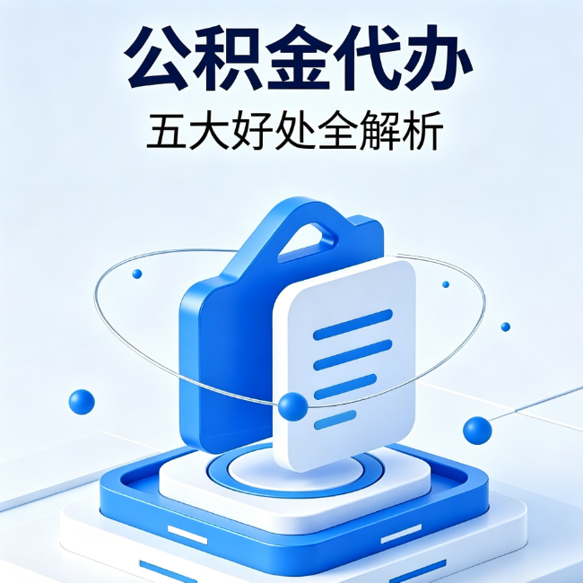 乐山公积金代办到底值不值？这5大好处让你少走弯路